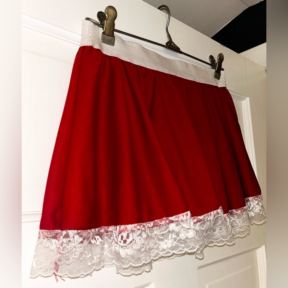 Afibi Women Pleated Mini Skirt Sexy Lace Skirt School Girl Short Skirts - Picture 3 of 8